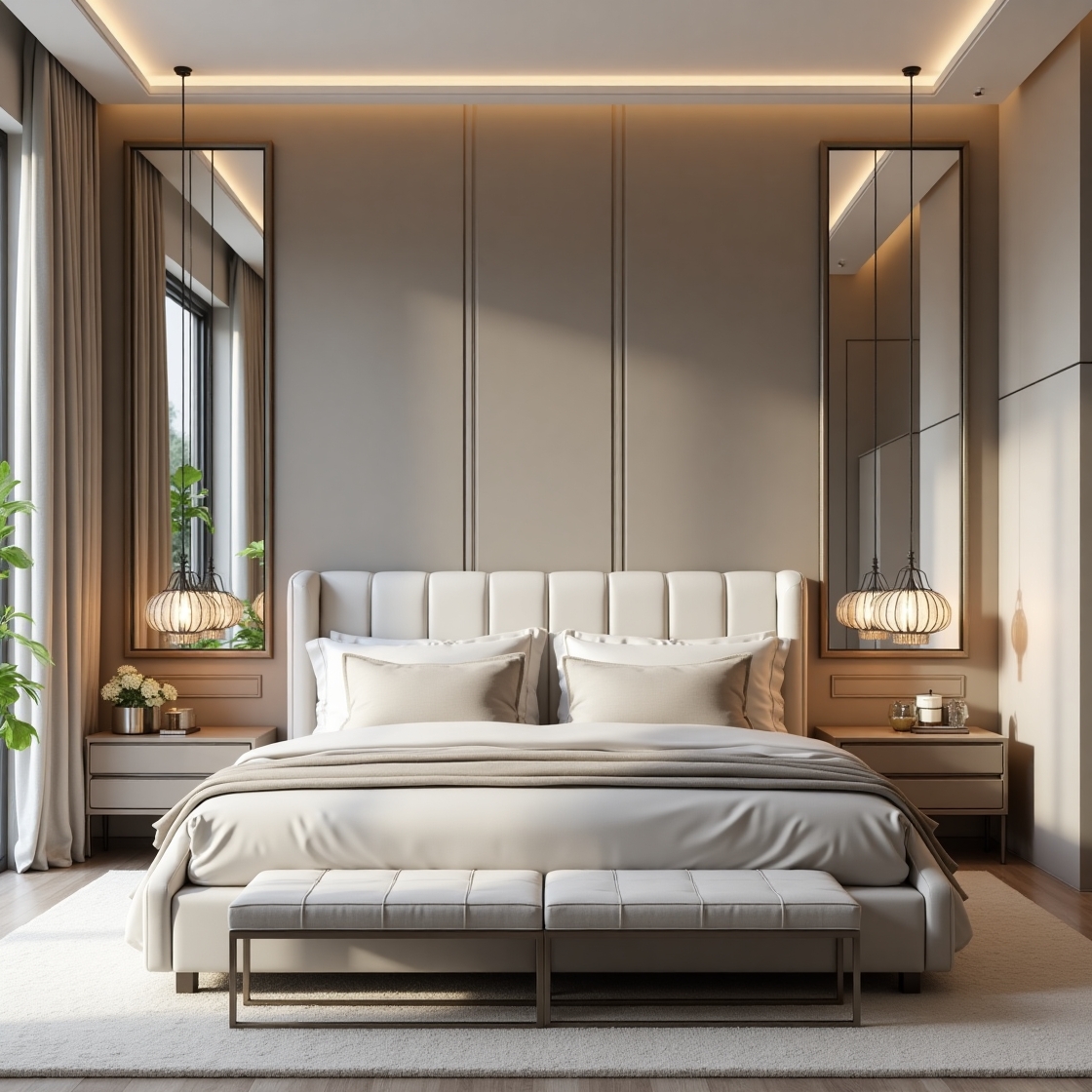 Home flux dev generate a collection of modern and luxurious bedroom 0